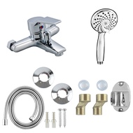 Homeneeds Kran air kamar mandi bathtub bonus shower selang shower Import  HS79+G88+JS44+HSZ90