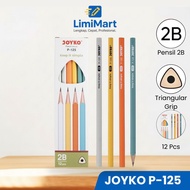 Joyko P-125 2B Pencils 1 Pack 12 Pcs for Scan & Fine Writing – LimiMart