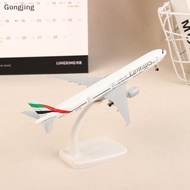 [Gongjing] 20cm B777 UAE Emirates Airline Boeing 777 Aircraft Model Die-casting Alloy Metal Airplane
