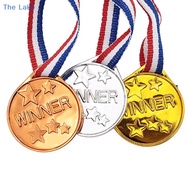 [TL] เหรียญรางวัล พลาสติก สีทอง ของเล่นสําหรับเด็ก เหมาะกับงานปาร์ตี้ วันกีฬา