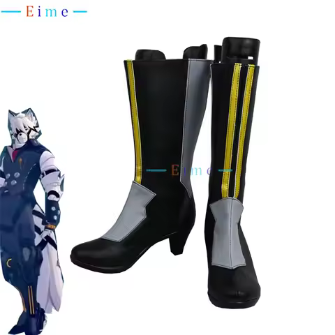 Game Zenless Zone Zero Von Lycaon Cosplay Shoes PU Leather Shoes Halloween Carnival Boots Cosplay Pr