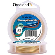 1Roll 20Gauge(0.8mm) Tarnish Resistant Light Gold Wire Jewellery Making Copper Wire 10M/11Yard