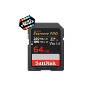 SD CARD 64GB (เอสดีการ์ด) SANDISK EXTREME PRO USH-II (SDSDXEP-064G-GN4IN) - 1 ชิ้น