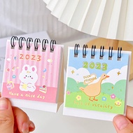 2023 Cute Cartoon Desk Calendar Student Mini Vertical Daily Planner