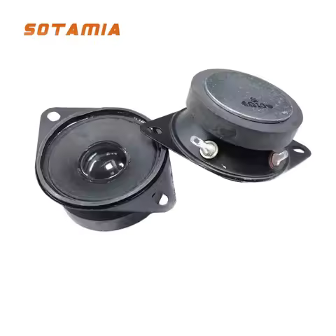 SOTAMIA 2PCS 2 Inch Spray Black External Tape Ear Tweeter 4 Ohm 10 Watt 52mm Speaker Amplifier Speak