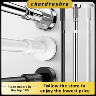 CHARDRUSHRU Stainless Steel Clothes Drying Rack No-Drill Hollow Telescopic Pole Durable Adjustable Curtain Rod for Balcony Bathroom