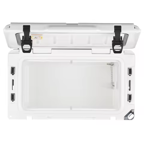 30QT Hot Sale Portable Rotomolded Camping Cooler Insulated Car Fridge with Thermal Features Square C