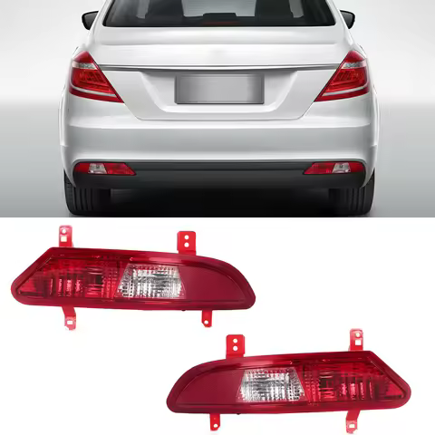 Car Rear Bumper Brake Light Reverse Lamp Fog light For Geely Emgrand 7 EC7 2014-2017 Fog lamp Reflec