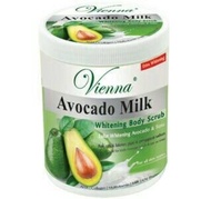 Vienna Avocado Body Skin Whitening Scrub 1000Gr Original