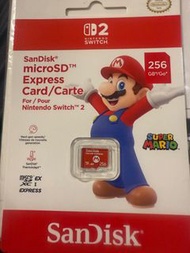 Nintendo Switch 2 Micro SD Express Card Mario 256gb