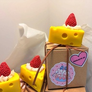Handmade soap handmade soap Souvenir Strawberry Cheesecake handmade Cold Process soap Cleansing Bath