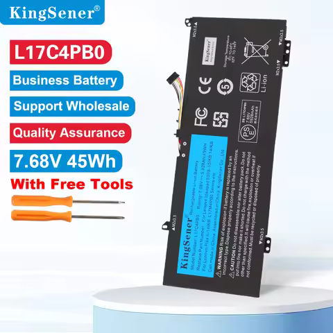 KingSener L17C4PB0 Laptop Battery For Lenovo Xiaoxin Air 14ARR 14IKBR 15ARR 15IKBR Ideapad 530s-14IK