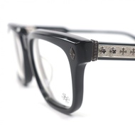 狀況極佳：Chrome Hearts Ambidixtrous 925 CH Plus Wellington 眼鏡，黑色，53□21-151，日本製造，重量 43.72 克，男款。