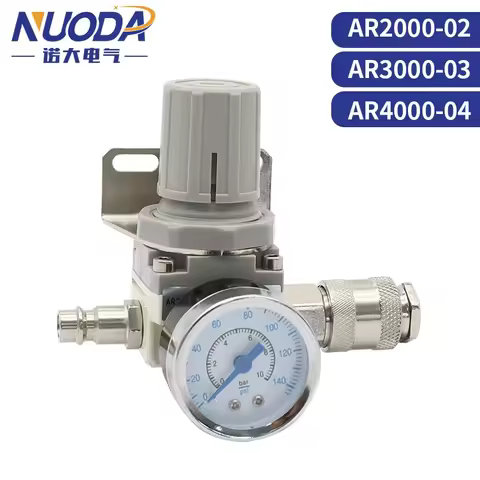 High Quality AR2000-02 AR3000-03 AR4000-04 Pneumatic Compressed Air Compressor Pressure Regulator Re