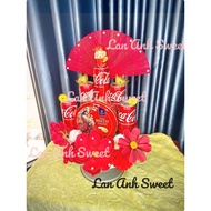 Code A02 decorative accessories for CNY ceremony towers, cake towers, water towers, oan towers, gift