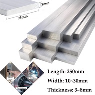 Aluminium Alloy 6061  Rectangular Flat Bar Square Rod Plate Metal Strip Solid Stock For CNC Length 2