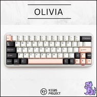 [READY STOCK] GMK Olivia Keycaps 🌸 | 173pcs | Cherry Profile | PBT | Fits All Layouts