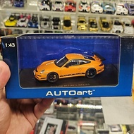 Autoart 1/43 911 997 gt3 rs Orange Color Car Paint Perfect Box All Very New Free Shipping