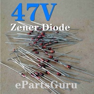 1N4756 1/2W 47V Zener Diode / Voltage Regulator Diode