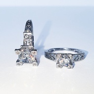 Fliz - MINI EIFFEL Ring - silver ring EIFFEL motifWanita CS15420