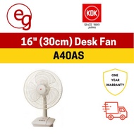KDK A40AS Table Fan (Silver and Grey)
