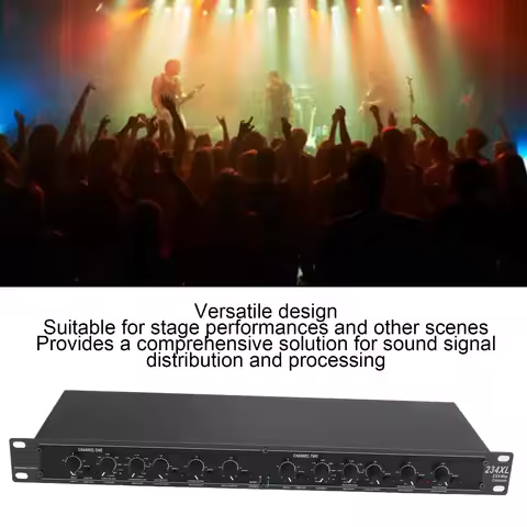 234XL Crossover Professional Stereo 2/3 Way Mono 4 Way Crossover for Outdoor Stage Performance 234XL