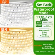 YUANMUXUAN | Ultra-bright Water-resistant Outdoor Facade Lighting Strip 220V