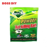 100% Berkesan - Powder Ant Killing Bait Ubat semut - (5'g/PKT) Green Leaf Power Ant Bait (1pc x 5g)