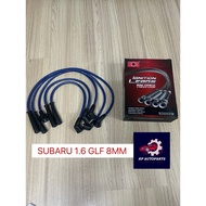HOS - CAR PLUG WIRE SET / PLUG CABLE SILICONE - SUBARU 1.6 GLF 8MM