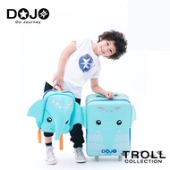 Dojo กระเป๋าใส่หนังสือล้อลาก กระเป๋าใส่ของ สำหรับเด็กลายน่ารัก Troll Aree the elephant