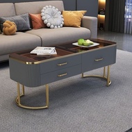 Cabinet Coffee TV Table Nordic Light Luxury Economic Side Table Small Apartment Modern Simple Round