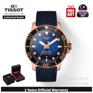 [Official Warranty] Tissot T120.407.37.041.00 Men's Seastar 1000 Powermatic 80 Blue Dial Fabric Strap Watch T1204073704100 (watch for men / jam tangan lelaki / tissot watch for men / tissot watch / men watch)