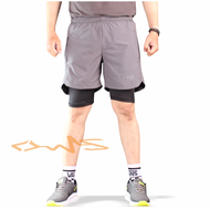 Celana Running Sporty micro grey