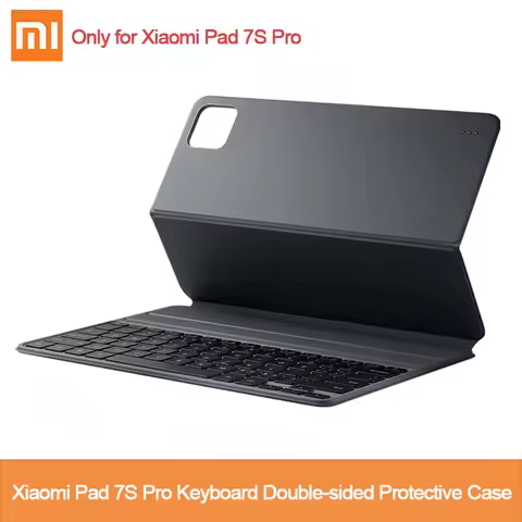Original Xiaomi Pad 7S Pro Keyboard Double-sided Protective Case PU Material Tablet Protective Cover