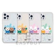 🇰🇷9C9C Best Friends Glitter Case 韓國 9C9C 好閨密 好朋友款式流沙閃粉 手機保護套（適用於 多款手機 型號 歡迎查詢 ）iPhone13 iPhone12 iPhone11 iPhoneX iPhoneXR iPhoneXS 同時 適用於 三星 Samsung Galaxy S10 Galaxy S20 Galaxy S21  Note 20 Ultra S22 S22+ S22 Ultra 最新款式 韓國直送