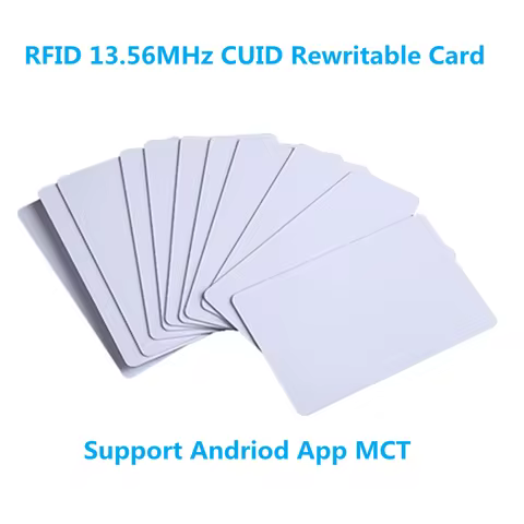 5/10pcs CUID Android App MCT Modify UID Changeable NFC 1k s50 13.56MHz RFID Card Block 0 Writable HF