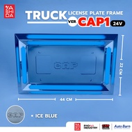Truck License Plate Frame Size 44*22 Cm Stainless Steel Trailer Ten-Wheel Large 1 Piece