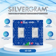SILVERGRAM iBank Perak Murni batangan 10 gram