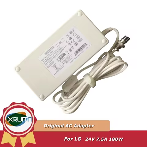 Original DA-180B24 AC Adapter 24V 7.5A 180W Power Charger for LG 32HL714S-W 4K IPS SURGICAL MONITOR 