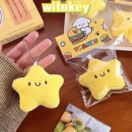 WITAKEY Star Playing Toys, yellow Little Star Plush Keyrings, Plush Bag Pendant bag