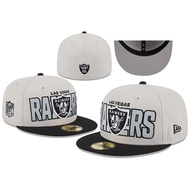 High Quality Las Vegas Raiders Fitted Hat Men Women NFL Full Cap 59FIFTY Close Fit Caps Embroidery S