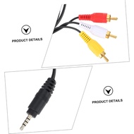 3 In 1 RCA Cable Jack Audio Video TV 1 meter 3.5mm in 3Inch 100cm