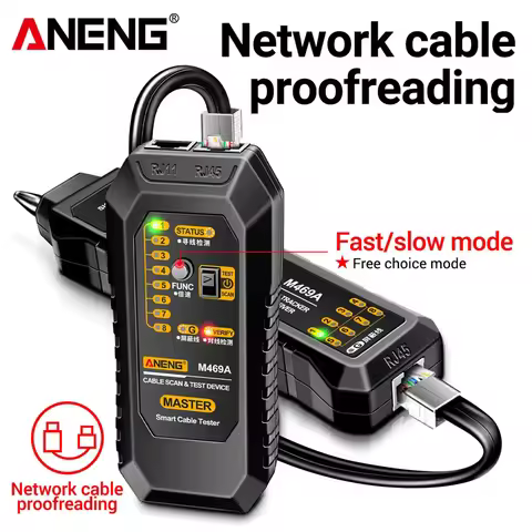 Network line detector Tracker Measurement cable tool Network analyzer Network cable tracker M469A RJ