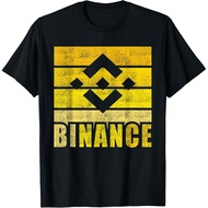 Men's cotton T-shirt Binance Crypto Binance Cryptocurrency T-Shirt High quality cotton short sleeves