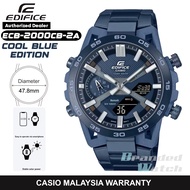 [CASIO MALAYSIA WARRANTY] Casio Edifice ECB-2000CB-2A Cool Blue Edition Solar Bluetooth Watch ECB-20