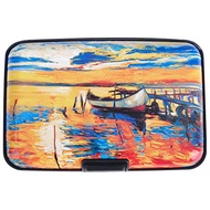 EZ Life Mini RFID Aluminum Wallet Credit Card Holder Slim Metal Hard Case Business Card Case for Wom