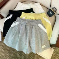 Summer Sports Leisure Loose Cotton Shorts Women Plain Fashion Shorts