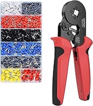 Ferrule Crimping Tool Kit, 1300PCS Ferrules Electrical Terminal, Wire Ferrule Kit Crimper Connectors