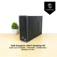 Dell Inspiron 3647 Intel Core i5-4460S 4GB RAM 240GB SSD Used Desktop PC