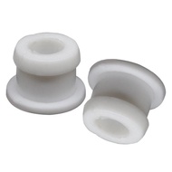 DG9Z-7K340-A 2Pcs AT Shifter Cable Bushings Gear End Connector Sleeves White Plastic Fit for Ford Tr